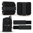 Polyfit Wrist & Ankle Weights - Adjustable Ankle Weights For Women And Men - Yoga Walking Running Dance Barre Pilates Cardio Aer