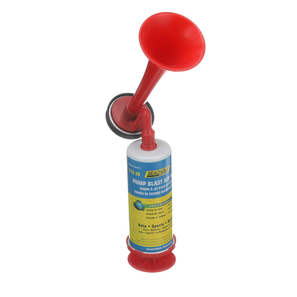 Seachoice Reusable Eco-Friendly Pump Blast Air Horn 110 Db For Boating, Auto And Sports