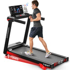 Harison Treadmill For Home With 3.0Hp Running Machine With 300 Lbs Weight Capacity, Bluetooth Speaker, 17.72 '' Wide Tread Belt