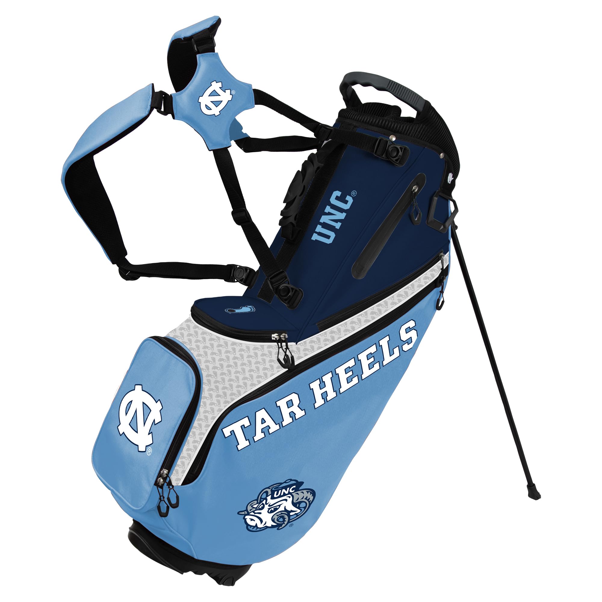 Team Effort Back Nine Stand Bag NCAA North Carolina Tar Heels