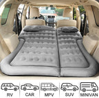 Saygogo Suv Air Mattress Camping Bed Cushion Pillow - Inflatable Thickened Car Air Bed With Air Pump Portable Sleeping Pad Mattr