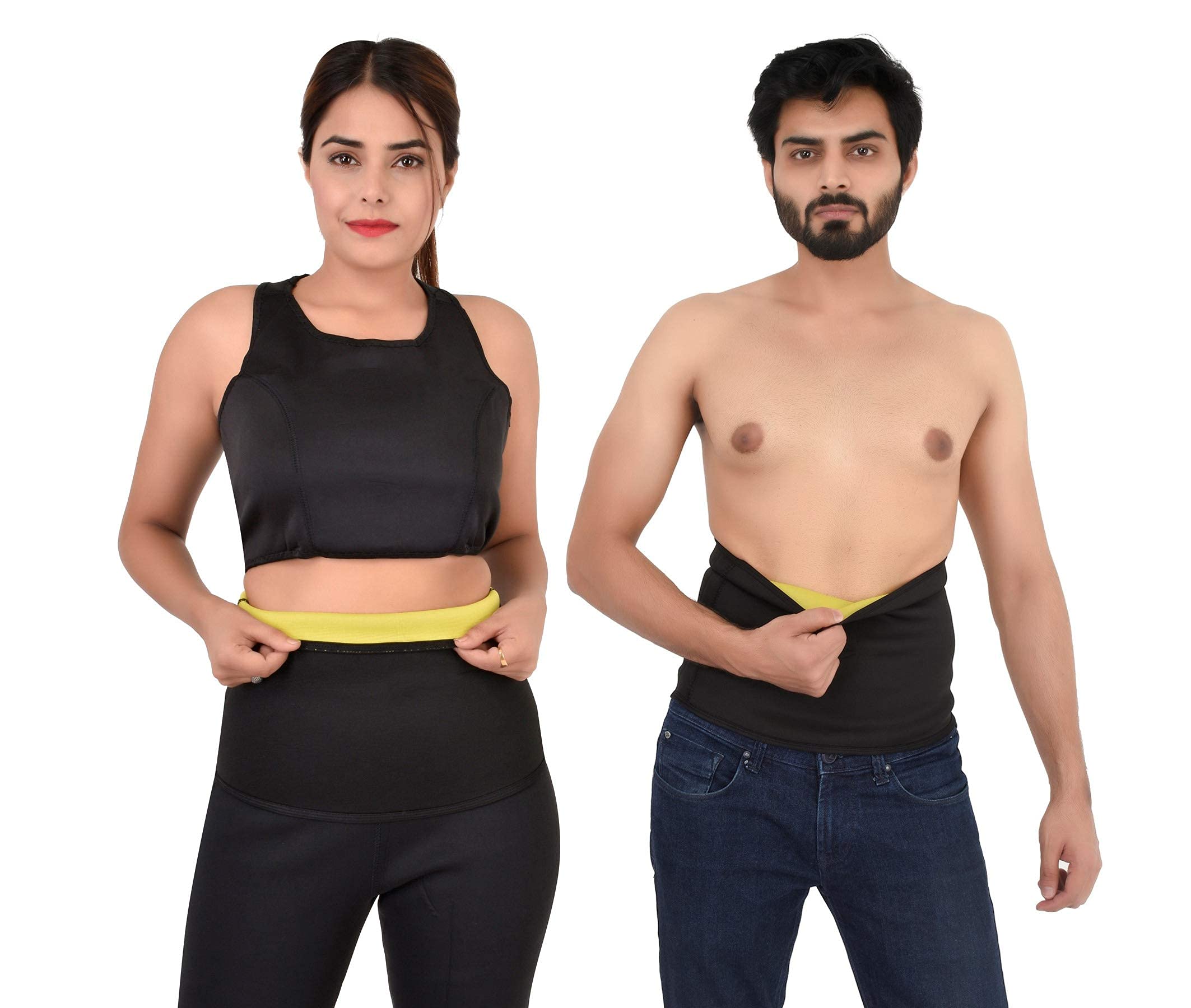 Dsfit Tummy Shaper For Women & Men Sweat Slim Belt Tummy Belt Shapewear For Belly. Body Shaper Belt For Stomach Fitness Belt For