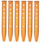 Ogrmar Aluminum Tent Stakes For Camping In Snow And Sand Tent Boating Hiking Backpacking Picnic Shelter Shade Canopy Outdoor Act
