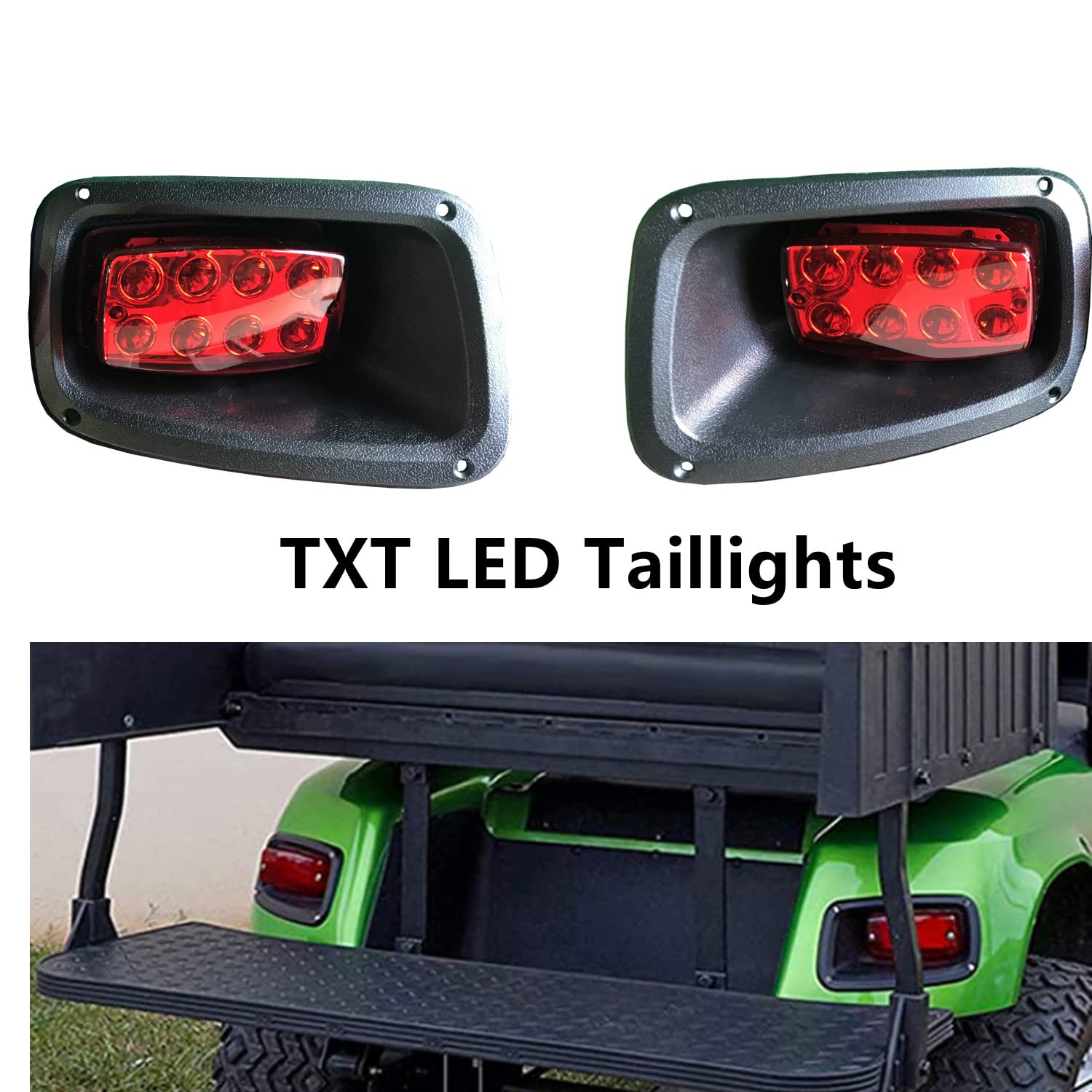 Dr.Acces Ezgo Txt Led Taillights | Golf Cart Led Tail Lights For Ezgo Txt 1996-2013 Gas And Electric Golf Cart