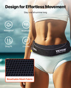 Vevor Manual Inflatable Belt Pack For Adults, 105N Buoyancy, Over 80 Pounds And Up To 59 In Waist Adjustable, Inflatable Pfd Wai