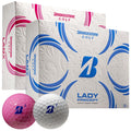 Bridgestone Golf White/Pink Double Dozen