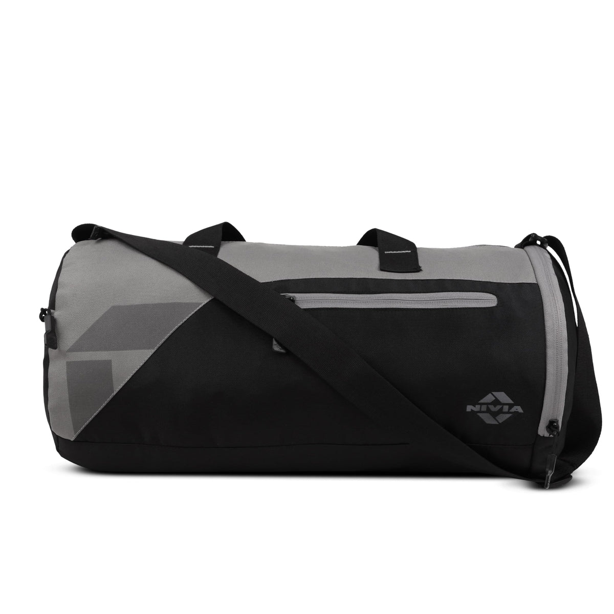 Nivia Fuse Gym Duffle Bag For Men And Women, 25L Lightweight Training And Travel Bag With Shoe Compartment, Quick Access Pockets