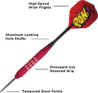 Viper Comix Steel Tip Darts: Pow (Red), 22 Grams