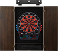 Viper Orion Electronic Dartboard, Metropolitan Espresso Cabinet & Shadow Buster Dartboard Light Bundle