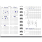 Undated Fitness Log Book & Workout Planner - Designed By Experts Gym Notebook, Workout Tracker, Exercise Journal For Men Women
