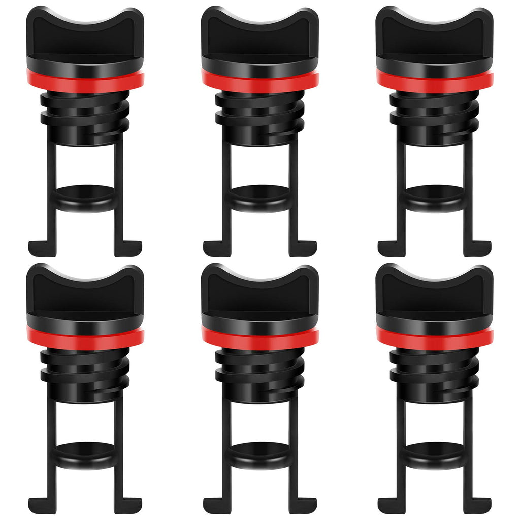 Boao  Nylon  Kayak  Drain  Plugs  Thread  Drain  Plugs  For  Kayak  Dinghy  Canoe  Boat (Red, 6 Pieces)