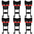 Boao  Nylon  Kayak  Drain  Plugs  Thread  Drain  Plugs  For  Kayak  Dinghy  Canoe  Boat (Red, 6 Pieces)