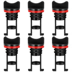 Boao  Nylon  Kayak  Drain  Plugs  Thread  Drain  Plugs  For  Kayak  Dinghy  Canoe  Boat (Red, 6 Pieces)