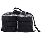 Faswin 18 Pack Ice Hockey Pucks With 3 Reusable Mesh Bag, Official Regulation, Diameter 3'', Thickness 1'', 6Oz, Black
