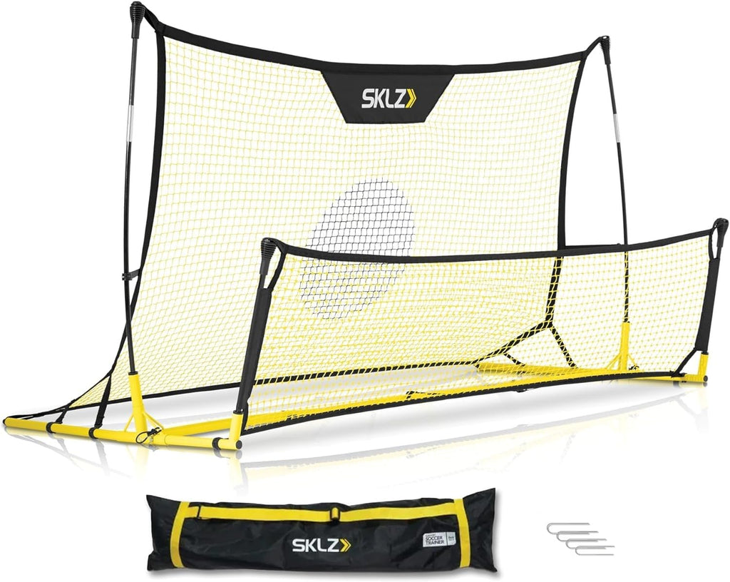 Sklz Quickster Soccer Trainer Portable Soccer Rebounder Net For Volley, Passing, And Solo Training