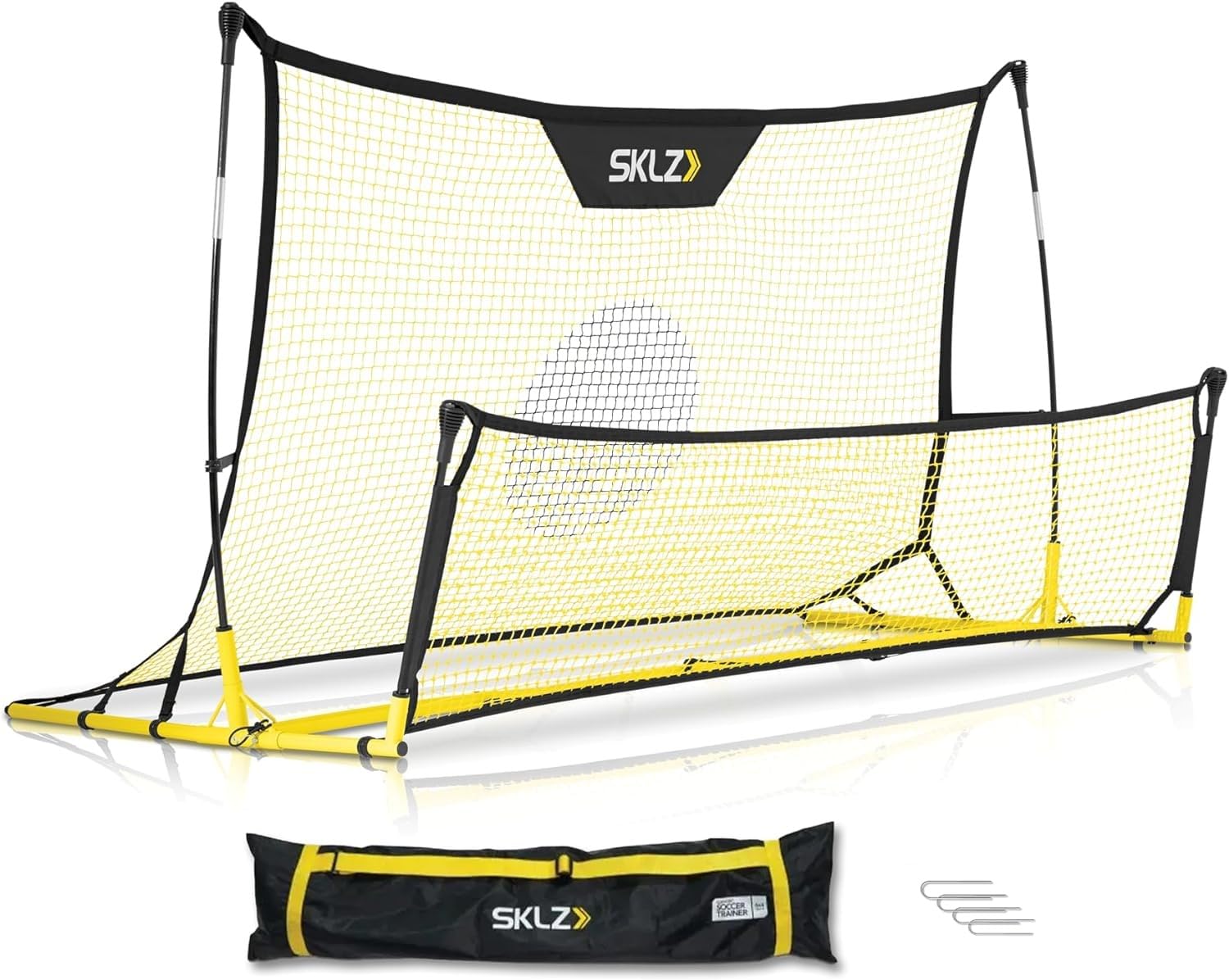 Sklz Quickster Soccer Trainer Portable Soccer Rebounder Net For Volley, Passing, And Solo Training