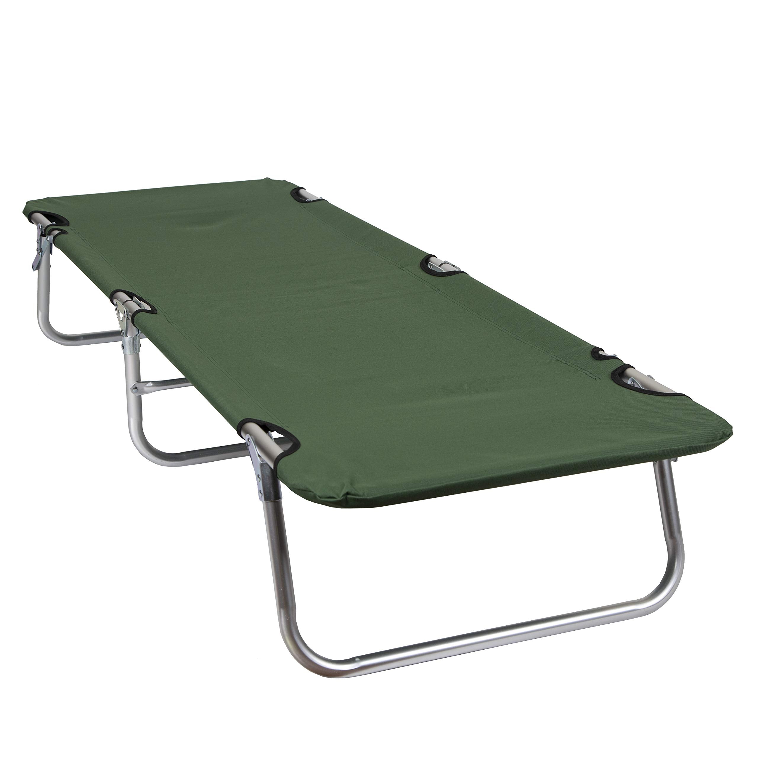 Stansport Weekender Folding Cot (G-72),Green, 71.25'' L X 23'' W X 12.25'' H