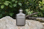 Boundless Voyage Titanium Military Canteen With Carry Bag Outdoor Camping Big Capacity Water Bottle Cup Pot Mess Kits 1100Ml Ti1