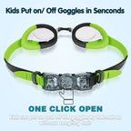 Keary Kids Swim Goggles Swimming Goggles For Toddler Children Girls Boys Youth, Anti-Fog Waterproof Uv Protection Crystal Clear