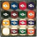 Viper Billiard Master 2-1/4'' Regulation Size Billiard/Pool Balls, Complete 16 Ball Set
