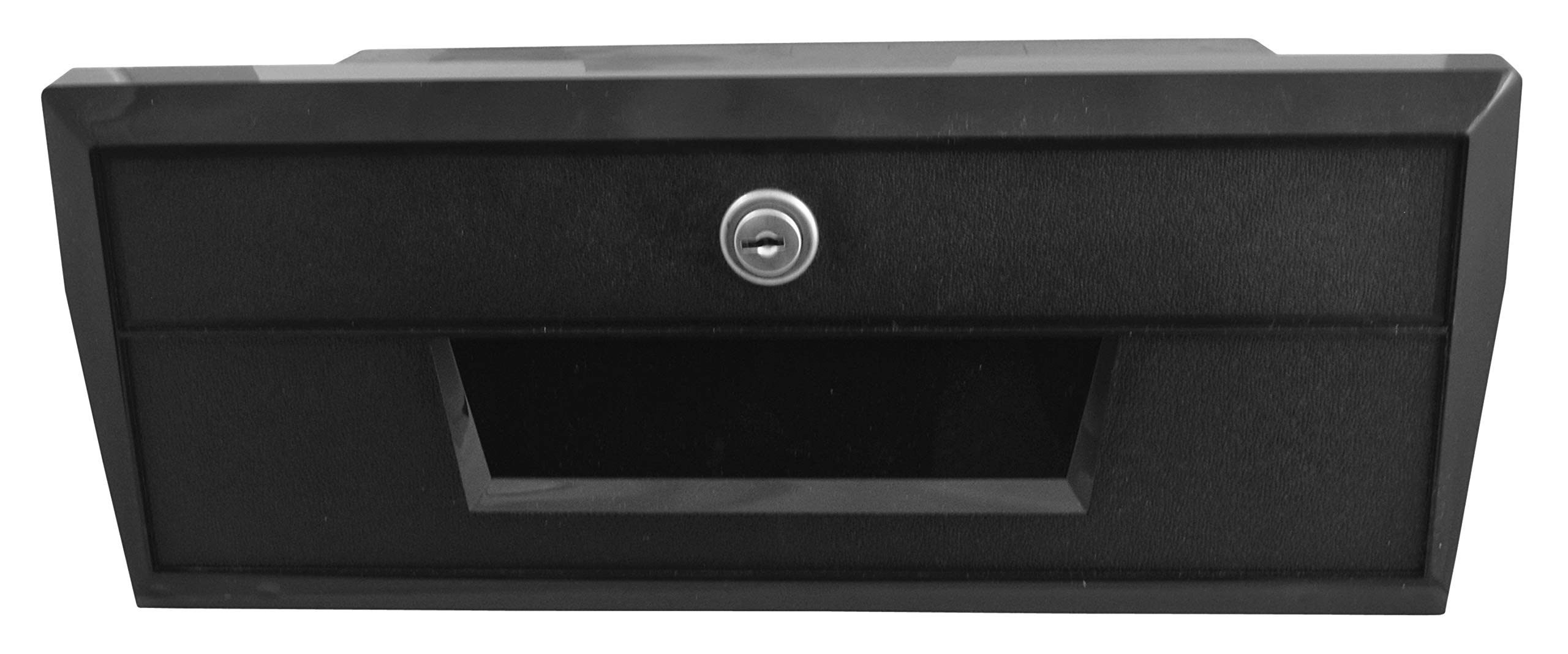 Attwood 2638-1 Standard Lightweight Lockable Replacement Boat Glove Box With Keys, One Size