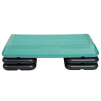 The Step (Made In Usa) Original Circuit Size Aerobic Platform With Teal Nonslip Platform And Four Original Black Risers