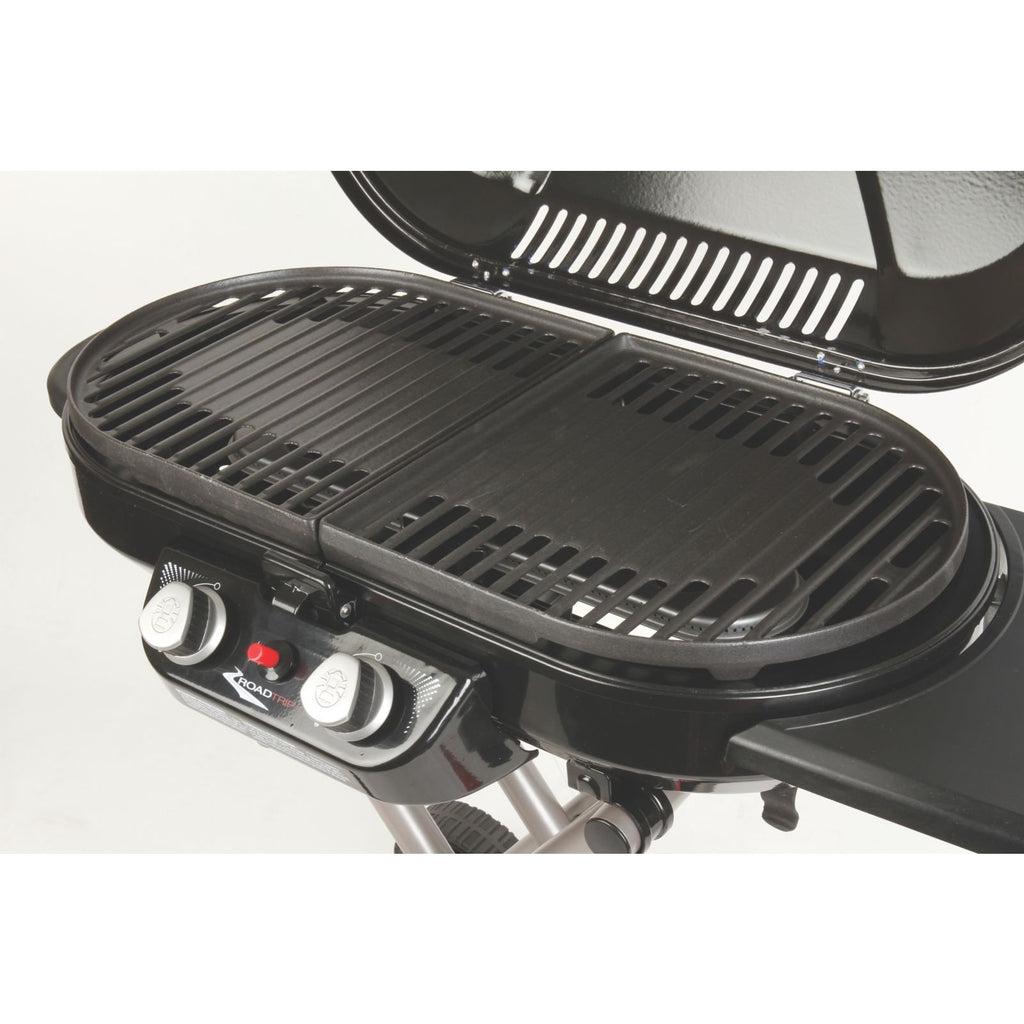 Coleman Swaptop Roadtrip Grills Full-Size Cast Iron Griddle & Grill Grate, Easy-To-Clean Cast Iron, Durable & Versatile, Ideal F