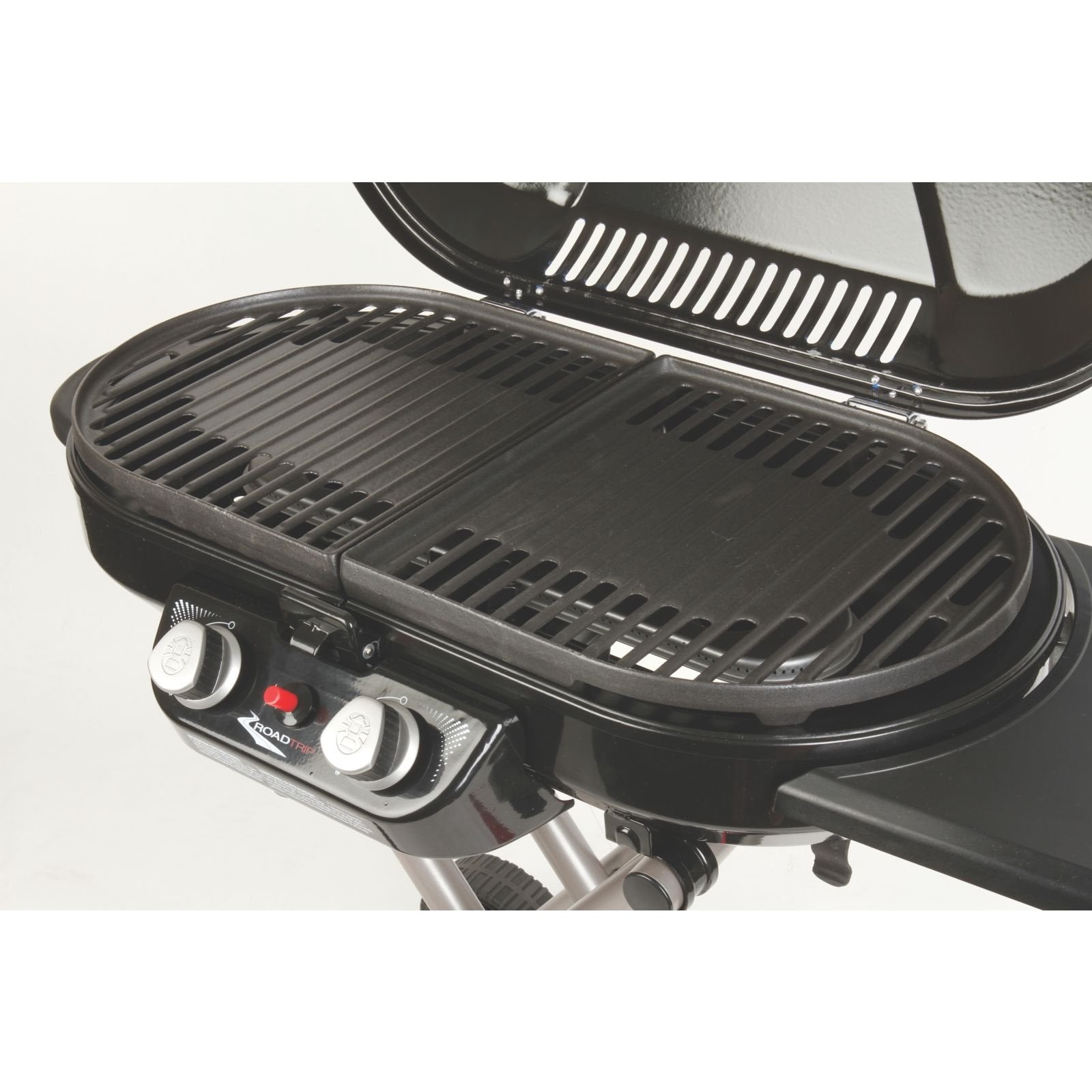Coleman Swaptop Roadtrip Grills Full-Size Cast Iron Griddle & Grill Grate, Easy-To-Clean Cast Iron, Durable & Versatile, Ideal F