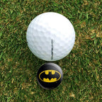Graphics & More Batman Classic Bat Shield Logo Golf Hat Clip With Magnetic Ball Marker