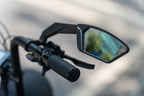 Meachow 2024New Handlebar Bike Mirror, Scratch Resistant Glass Lens, Ultra-Hd, E-Bike Mirror, Bicycle Mirror, (Silver Right Side