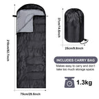 Tudomro 2 Pcs Camping Sleeping Bag For Adults, Lightweight Waterproof Camping Gear To Keep Warm For Spring Summer Fall Outdoor B