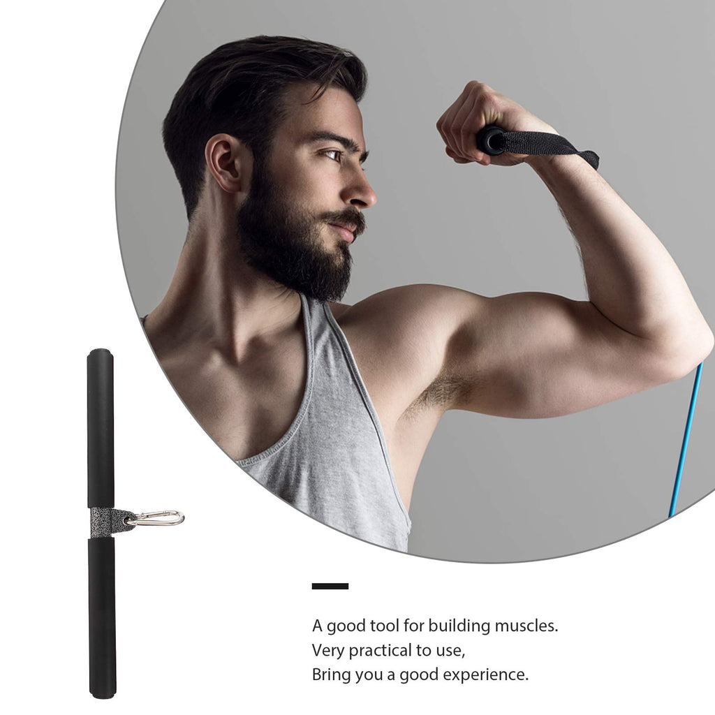 Sentop Diy Straight Bar, Bicep Pull Bar With Soft Hand Grips Weight Machine Accessories Straight Bar For Home Gym Workout (With