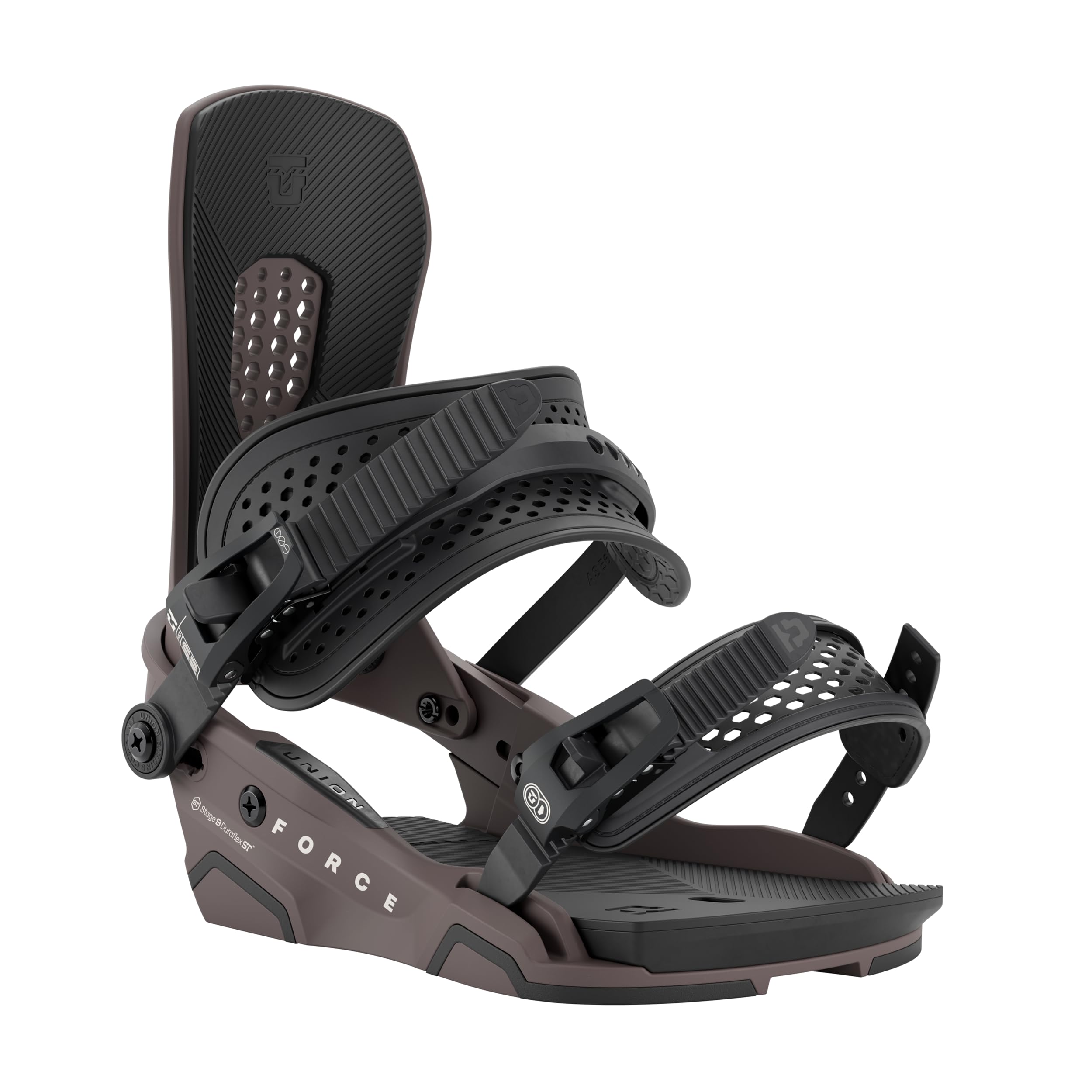 Union Force Mens Snowboard Bindings (Brown, Large)