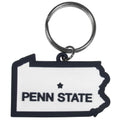 Siskiyou NCAA Penn State Nittany Lions Home State Flexi Key Chain Blue, Split Ring