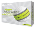 Taylormade Unisexs Tour Response Stripe Golf Ball, One Size