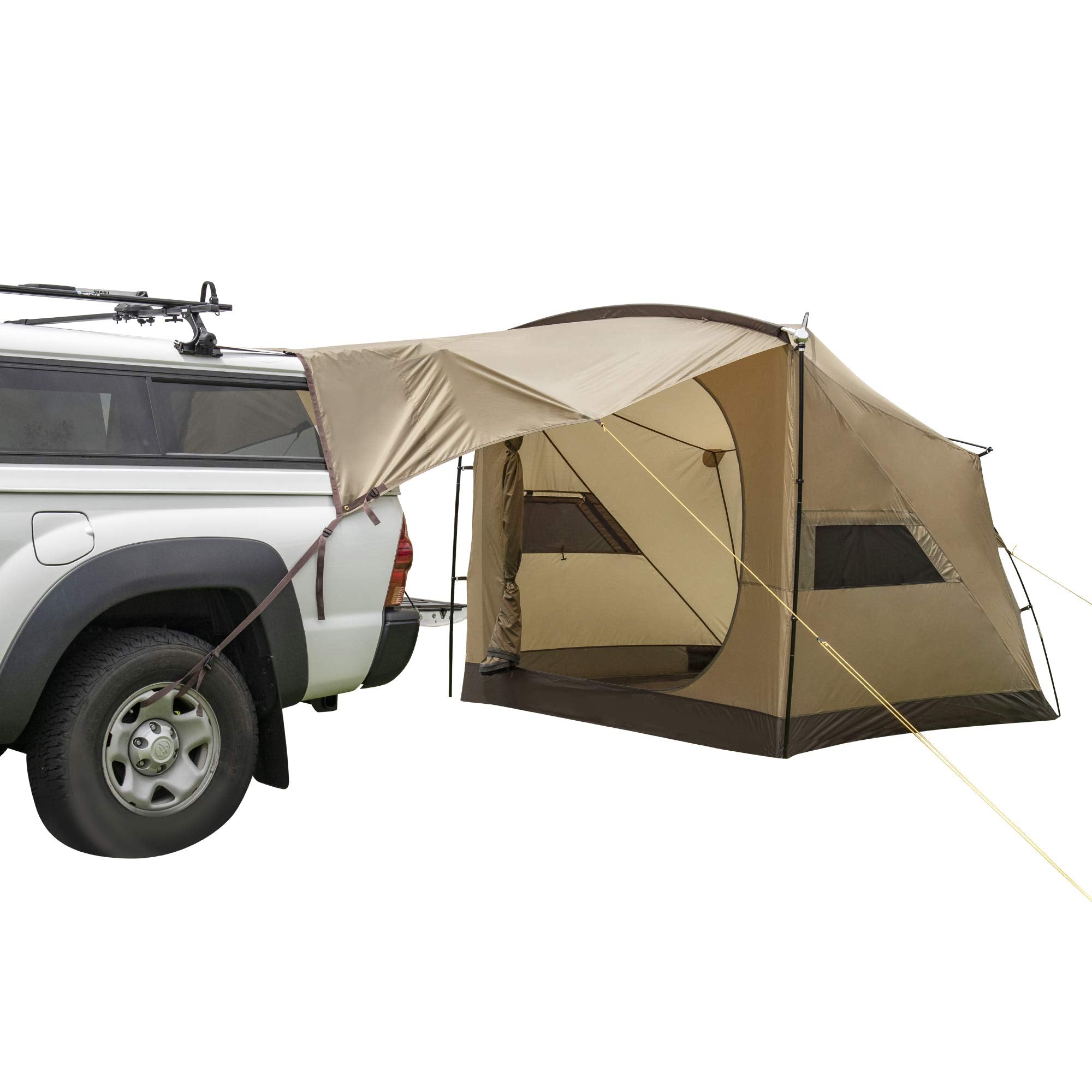 Sjk- Slumber Shack 4 Person Tent - Stand-Alone Or Vehicle Based 4 Person Camping Tent