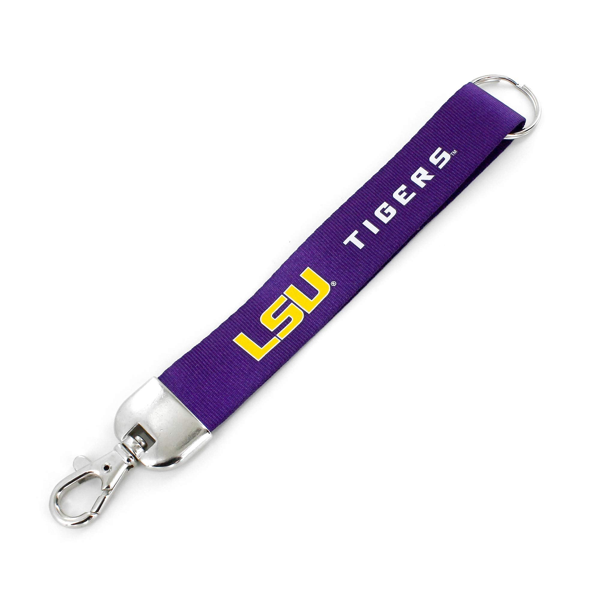 NCAA LSU Tigers Deluxe Wristlet Keychain