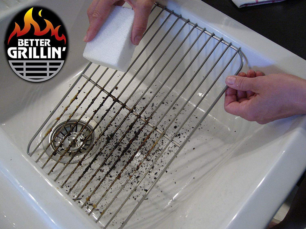 Better Grillin Scrubbin Stone Grill Cleaner-Scouring Brickbarbecue Grill Brushbarbecue Cleaner For Bbq, Griddle, 12Pk