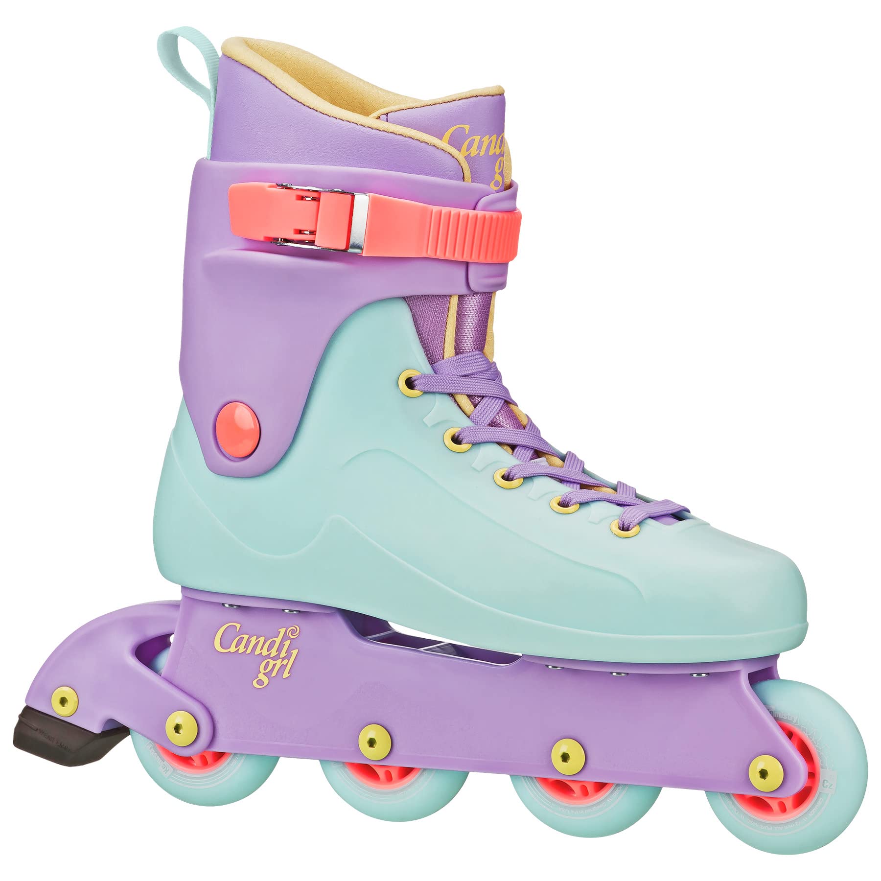 Roller Derby Elite Candi Grl South Beach Molded Inline Skates Miami Nice Size M07/W08