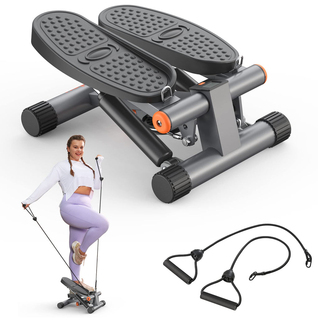 Niceday Steppers For Exercise, Stair Stepper With Resistance Bands, Mini Stepper With 300Lbs Loading Capacity, Hydraulic Fitness