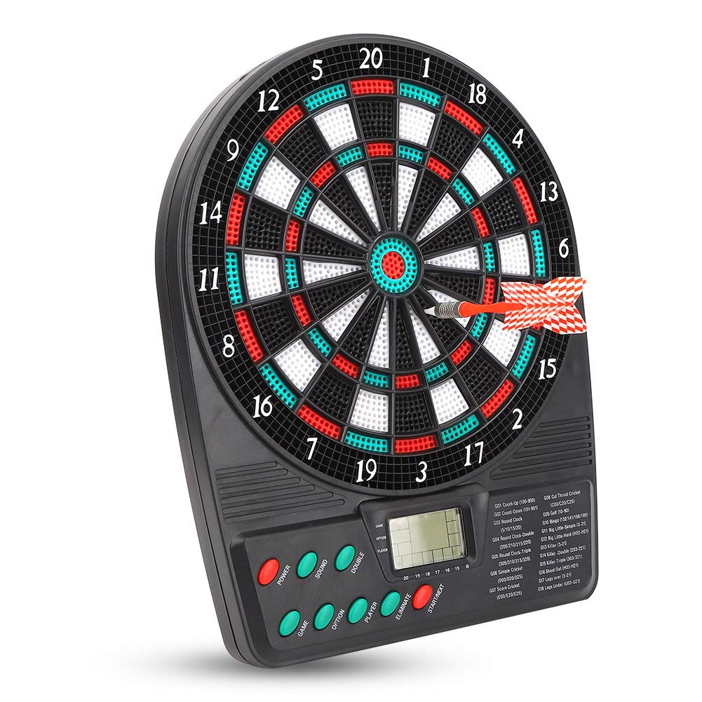 Huakii ?????????????????? ???????? 545G Mini Scoring Dartboard, Mini Dartboard, Lcd Display Screen Bar For Leisure Entertainment
