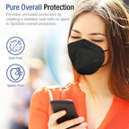 Kn95 Particulate Respirator - 20 Pack Face Mask 5 Layers Cup Dust Mask Protection Against Pm25 Dust Particles, Smoke And Haze-Pr