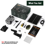 Zleo No Subscription Deer Game Cameras - Cellular Trail Cam for Hunting - SIM Card Pre-Inserted - Live Feed - Solar Power - Nigh