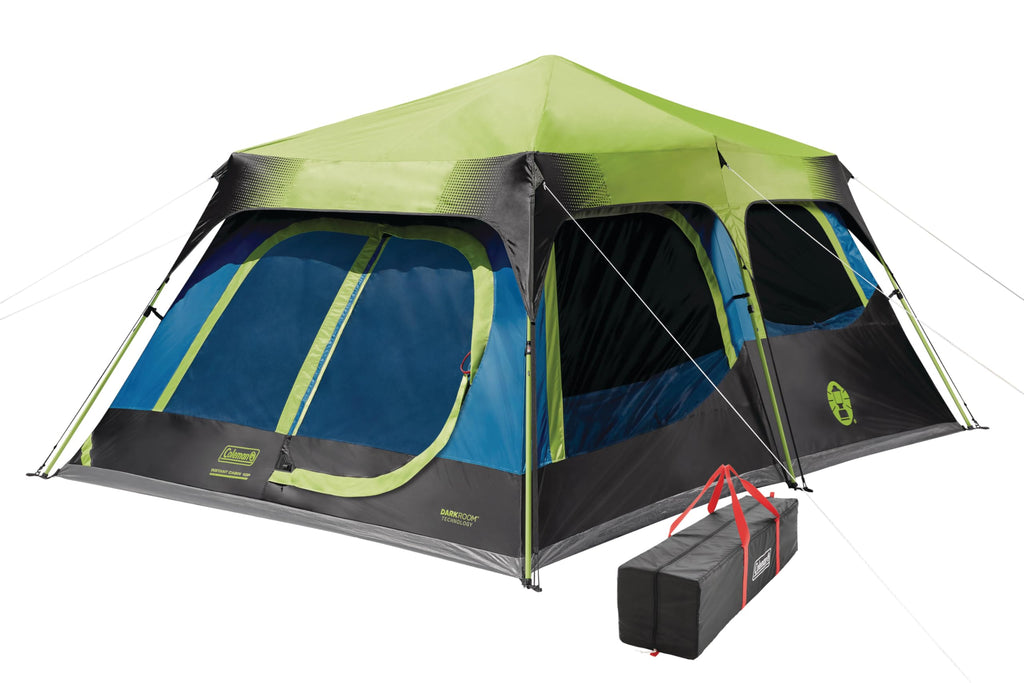 Coleman Instant Tent With 1-Minute Setup, 10-Person Tent With Pre-Attached Poles, Air Vent, & Carry Bag