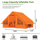 Inflatable Tents For Camping, Oxford Blow Up, Easy Setup Inflatable Tent, Waterproof Inflatable Outdoor Air House, Casa De Campa