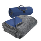 Tirrinia Outdoors Waterproof Throw Blanket, 51X 59 Sherpa Fleece Stadium Windproof Mat Boat, Traveling, Camping, Hiking, Footbal