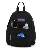 Jansport Half Pint Mini Backpack For Women, Men, Girls, Boys, Black, 10.2 L - Durable Mini Bag Purse With Adjustable Shoulder St