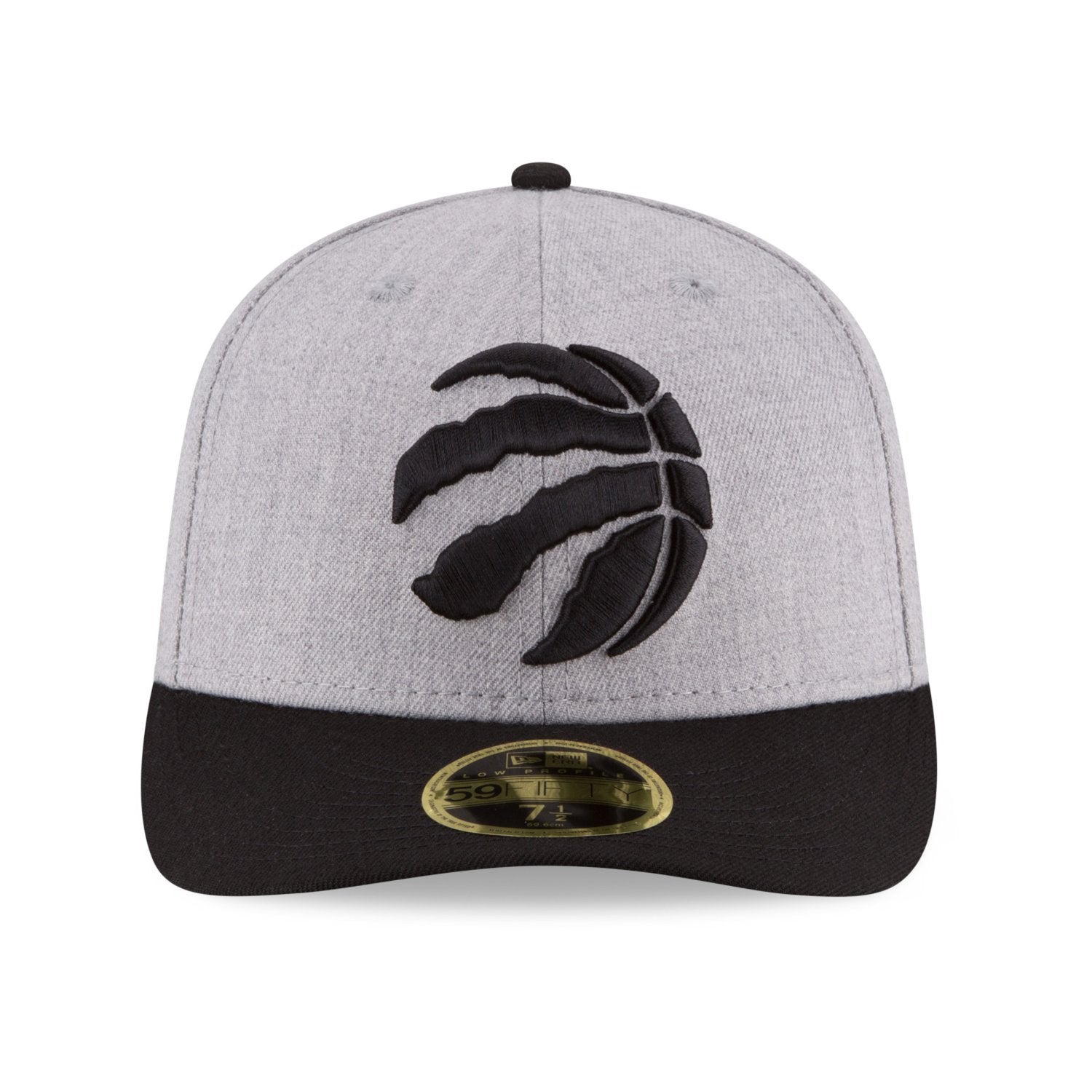 Nba Toronto Raptors Men'S Low Profile 59Fifty Fitted Cap, 7.375, Heather Gray