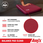 Airex Cloud Balance Pad, Ruby Red