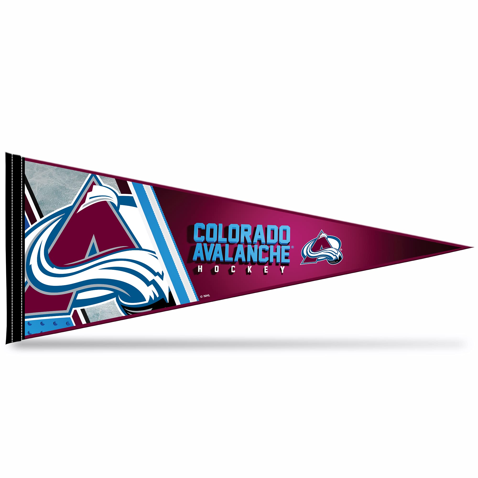 Rico Industries Nhl Hockey Colorado Avalanche Primary 12'' X 30'' Felt Wall D  Cor Pennant - Great For Home/Bed Room/Man Cave D